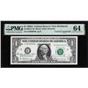 Image 1 : 1969A $1 Federal Reserve Note PMG Choice Uncirculated 64 Dual Courtesy Autograph