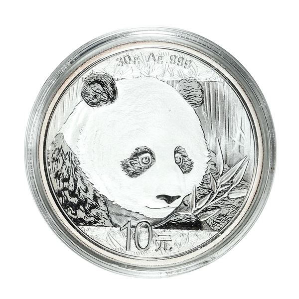 2018 China 10 Yuan Panda Silver Coin