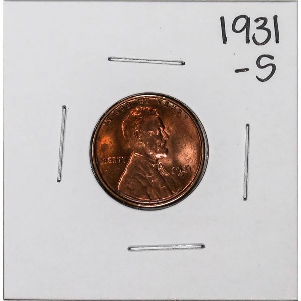 1931-S Lincoln Wheat Cent Coin