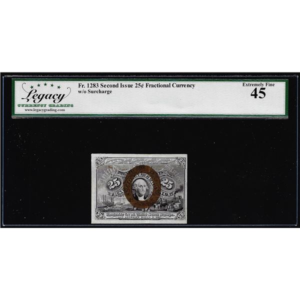 1863 Second Issue Ten Cents Fractional Currency Note Fr.1283 Legacy Extremely Fine 45