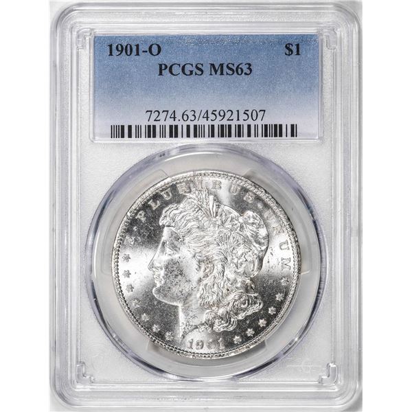1901-O $1 Morgan Silver Dollar Coin PCGS MS63