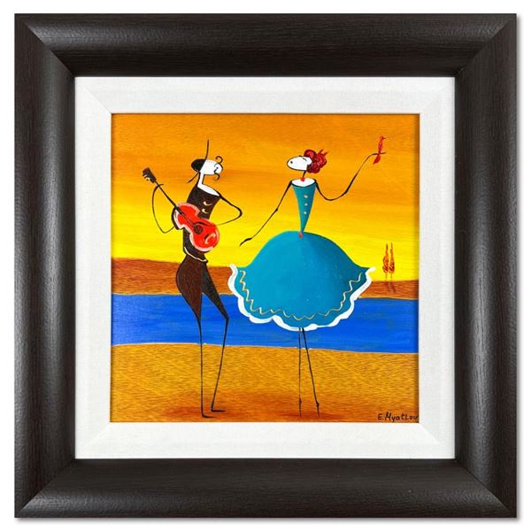 Ester Myatlov Original Oil Painting on Wood Panel