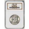 Image 1 : 1935 Walking Liberty Half Dollar Coin NGC MS64