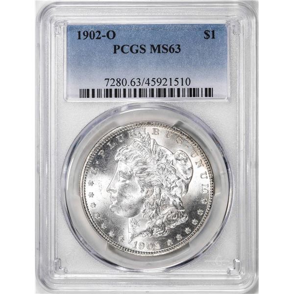 1902-O $1 Morgan Silver Dollar Coin PCGS MS63