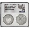 Image 1 : 1986-S & 2021-S First Year of Issue $1 Proof Silver Eagle Coin Set NGC PF69 Ultra Cameo