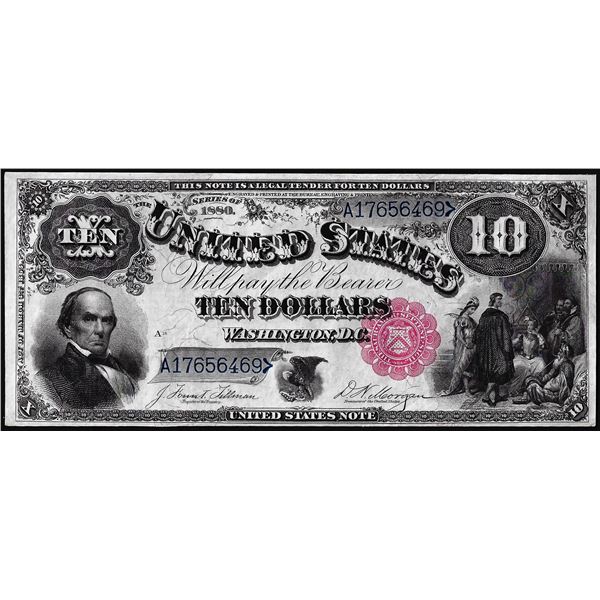 1880 $10 'Jackass' Legal Tender Note
