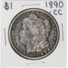 Image 1 : 1890-CC $1 Morgan Silver Dollar Coin