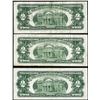 Image 2 : Lot of (3) 1963 $2 Legal Tender Star Notes