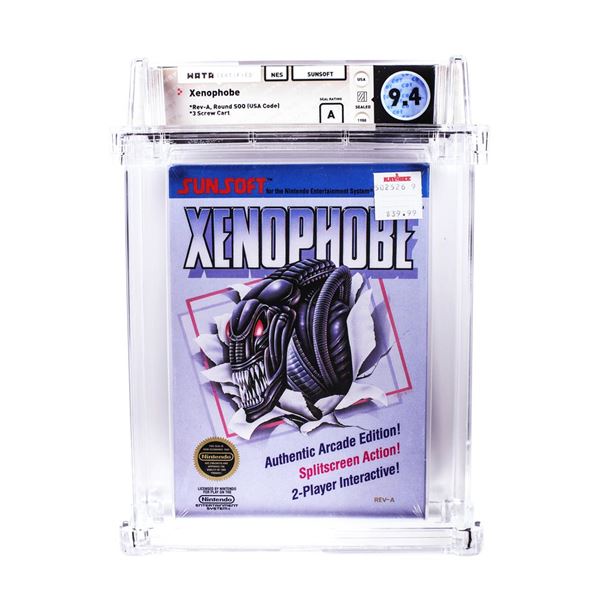 Xenophobe NES Nintendo Sealed Video Game WATA 9.4/A