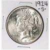 Image 1 : 1924-S $1 Peace Silver Dollar Coin