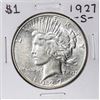 Image 1 : 1927-S $1 Peace Silver Dollar Coin