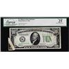 Image 1 : 1934A $10 Federal Reserve Note Gutter Fold Error Legacy Very Fine 25