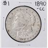 Image 1 : 1890-CC $1 Morgan Silver Dollar Coin