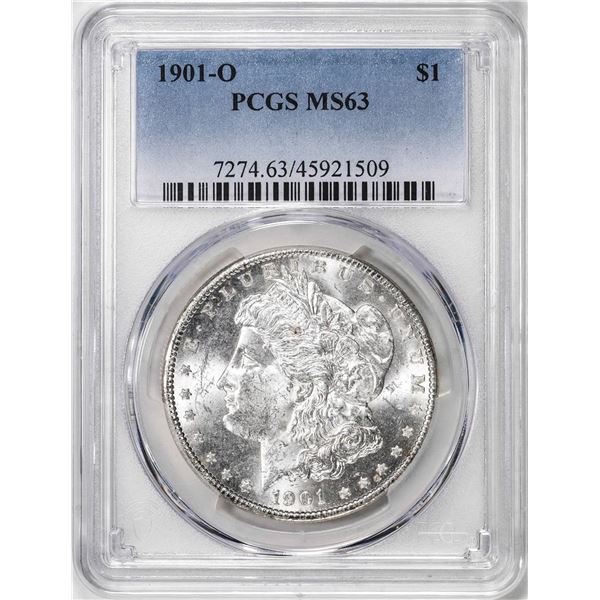 1901-O $1 Morgan Silver Dollar Coin PCGS MS63