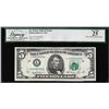 Image 1 : 1981 $5 Federal Reserve Note Gutter Fold Error Legacy Very Fine 25