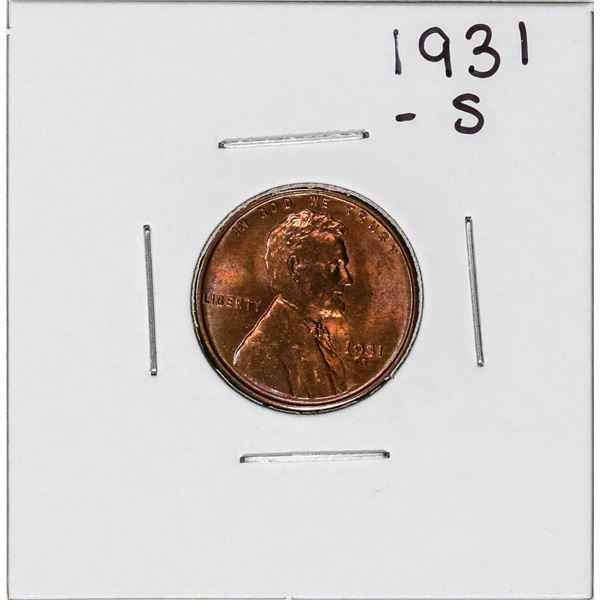 1931-S Lincoln Wheat Cent Coin