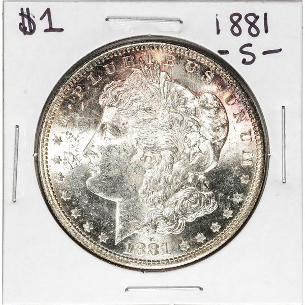 1881-S $1 Morgan Silver Dollar Coin