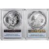 Image 2 : Lot of 2021 Type 1 & Type 2 $1 American Silver Eagle Coins PCGS MS70 First Strike