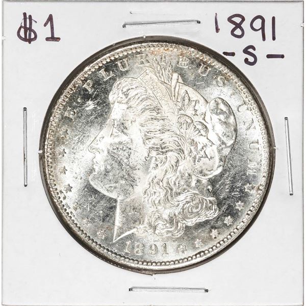 1891-S $1 Morgan Silver Dollar Coin