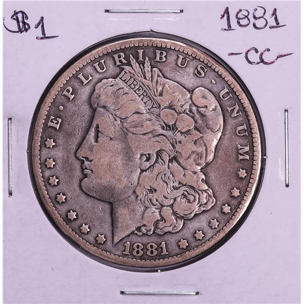 1881-CC $1 Morgan Silver Dollar Coin
