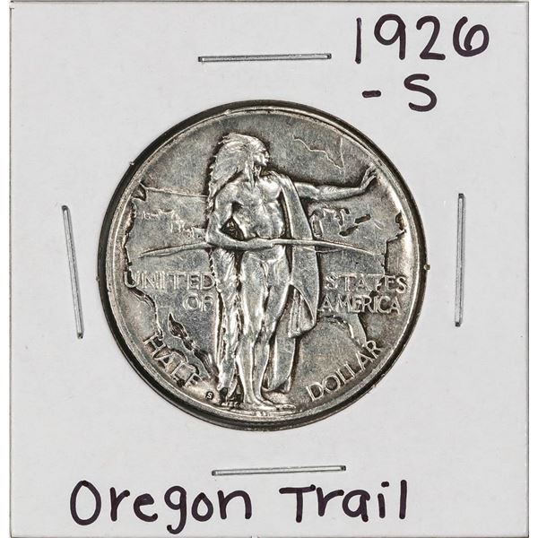 1926-S Oregon Trail Memorial Commemorative Half Dollar Coin