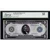 Image 1 : 1914 $5 Federal Reserve Note Kansas City Fr.882 Legacy Very Fine 35