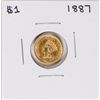 Image 1 : 1887 Type 3 $1 Indian Princess Head Gold Dollar Coin