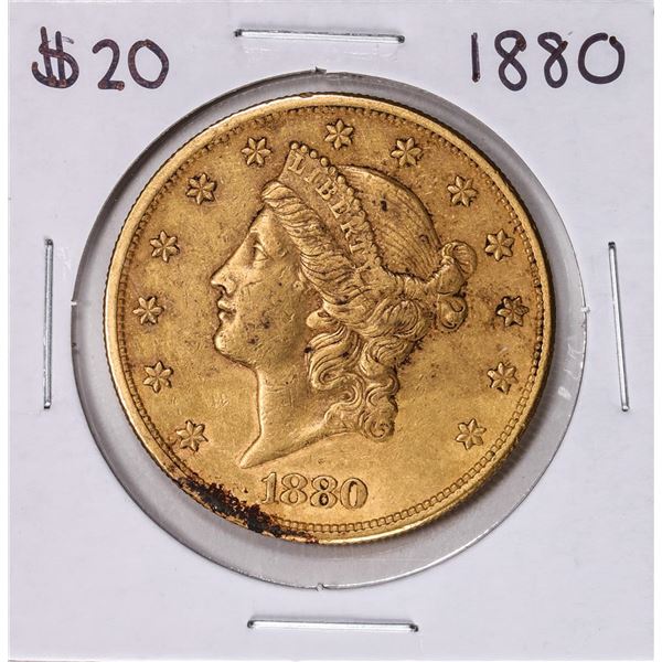 1880 $20 Liberty Head Double Eagle Gold Coin