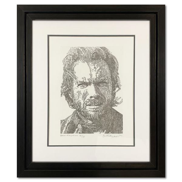 Guilaume Azoulay "Clint Eastwood" Limited Edition Etching on Paper