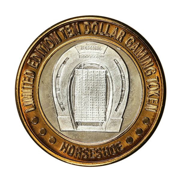 .999 Silver Binion's Horseshoe Las Vegas, NV $10 Casino Limited Edition Gaming Token