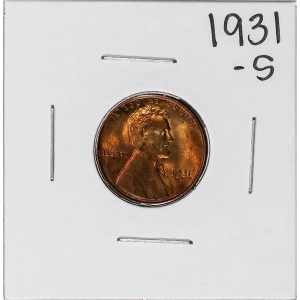 1931-S Lincoln Wheat Cent Coin