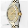 Image 9 : Rolex Men's Two Tone Champagne Diamond Datejust Wristwatch