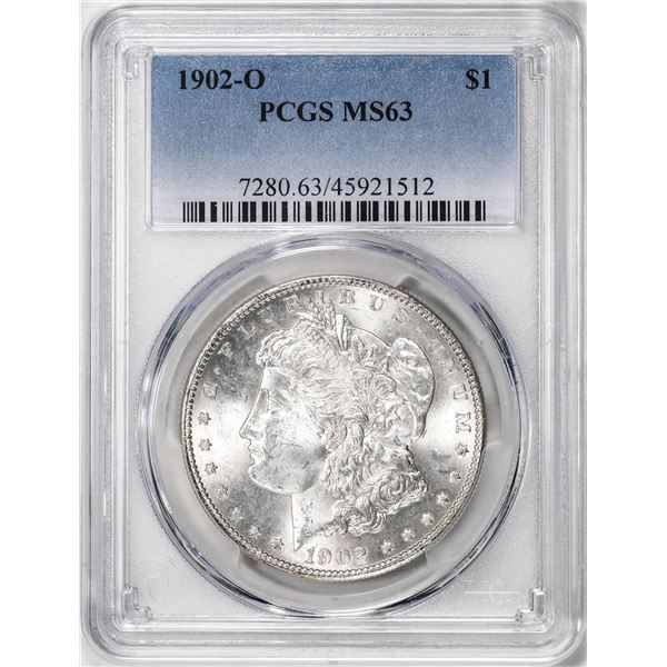 1902-O $1 Morgan Silver Dollar Coin PCGS MS63