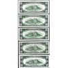 Image 2 : Lot of (5) 1934A $10 Federal Reserve Notes