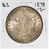 Image 1 : 1878-S $1 Morgan Silver Dollar Coin