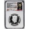 Image 1 : 2014-S High Relief Kennedy Half Dollar Coin NGC SP69 DPL Enhanced Finish Kennedy Signed
