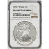 Image 1 : 1996-P $1 Proof American Silver Eagle Coin NGC PF69 Ultra Cameo