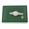 Image 9 : Rolex Ladies Stainless Steel Mother of Pearl Diamond & Emerald Datejust Wristwatch