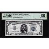 Image 1 : 1934A $5 Silver Certificate Note Fr.1651 PMG Gem Uncirculated 66EPQ