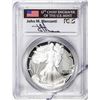 Image 1 : 1987-S $1 Proof American Silver Eagle Coin PCGS PR69DCAM Mercanti Signed Cracked Slab