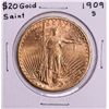 1909-S $20 St. Gaudens Double Eagle Gold Coin