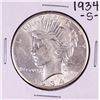 1934-S $1 Peace Silver Dollar Coin