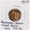 1870 Washington-Grant Bronze Medal Baker 252 PR-32