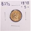 1878-S $2 1/2 Liberty Head Quarter Eagle Gold Coin