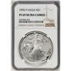 Image 1 : 1995-P $1 Proof American Silver Eagle Coin NGC PF69 Ultra Cameo