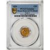 Image 1 : 1854 Type 2 $1 Indian Princess Head Gold Coin PCGS VG Details