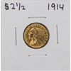 1914 $2 1/2 Indian Head Quarter Eagle Gold Coin