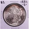 1881-S $1 Morgan Silver Dollar Coin