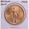 1922 $20 St. Gaudens Double Eagle Gold Coin