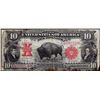 Image 1 : 1901 $10 Bison Legal Tender Note